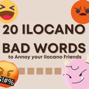 ilocano bad words|20 Ilocano Bad Words to Annoy your Ilocano Friends